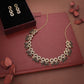 Tehzeeb Creations Gold Pleate Black Colour Choker Set - Swadesiicart