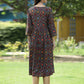 Juniper Black Rayon Festive Printed Flared Kurta For Women - Swadesiicart
