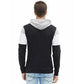 Men's Stylish Full Sleeve Grey, White, Black Hooded T-Shirt | Swadesiicart