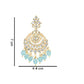 Gold-Polished Traditional Handcrafted Pearl Kundan Beaded Earrings for Women - Wahe Jewels - Swadesiicart