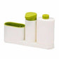Self Sink Drainer Dishwasher Sanitize Liquid Dispenser and Sponge Holder - Swadesiicart