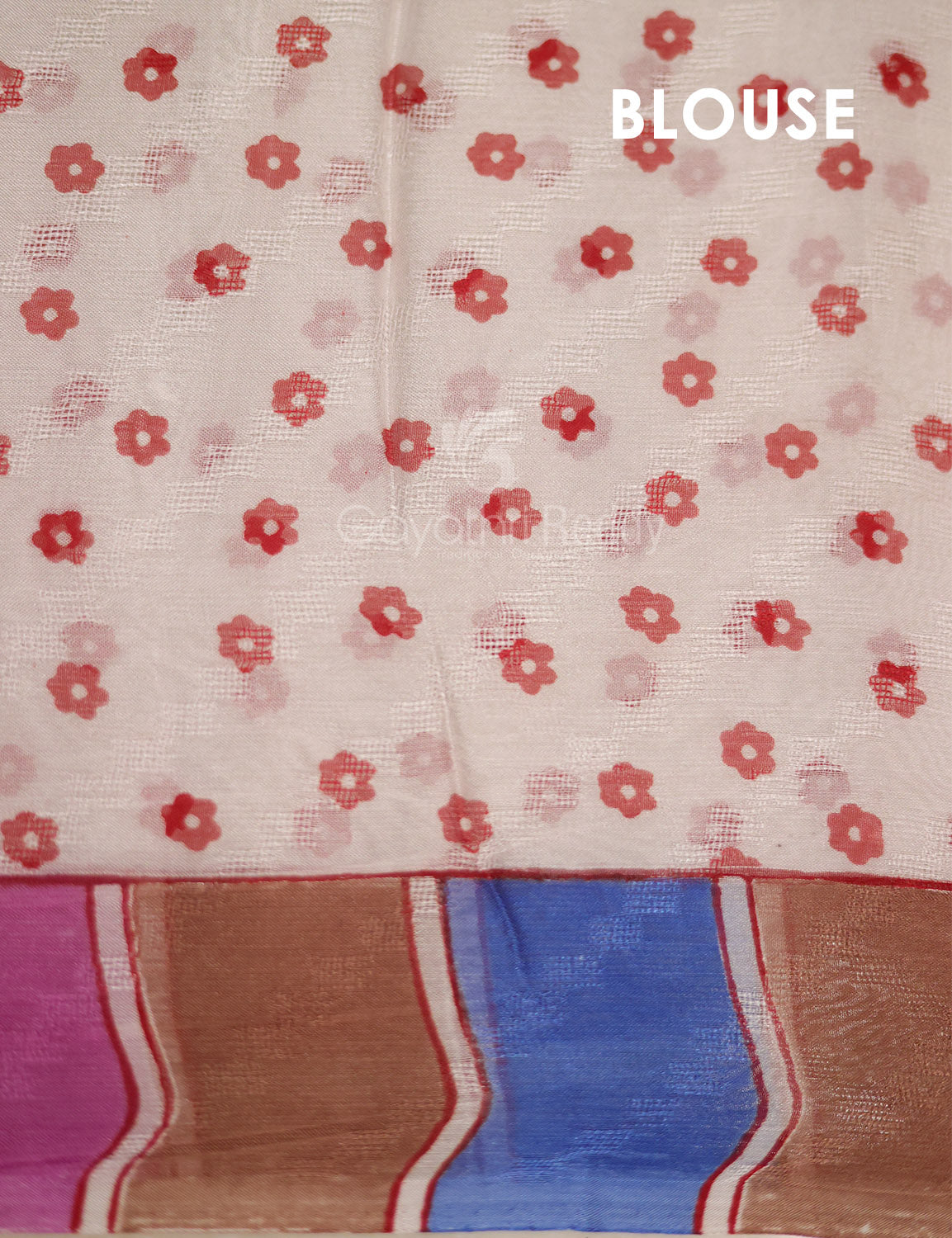 Chikoo With Off White Colour Leheriya Georgette Saree By Gayathri Reddy Designer Studio | Swadesiicart