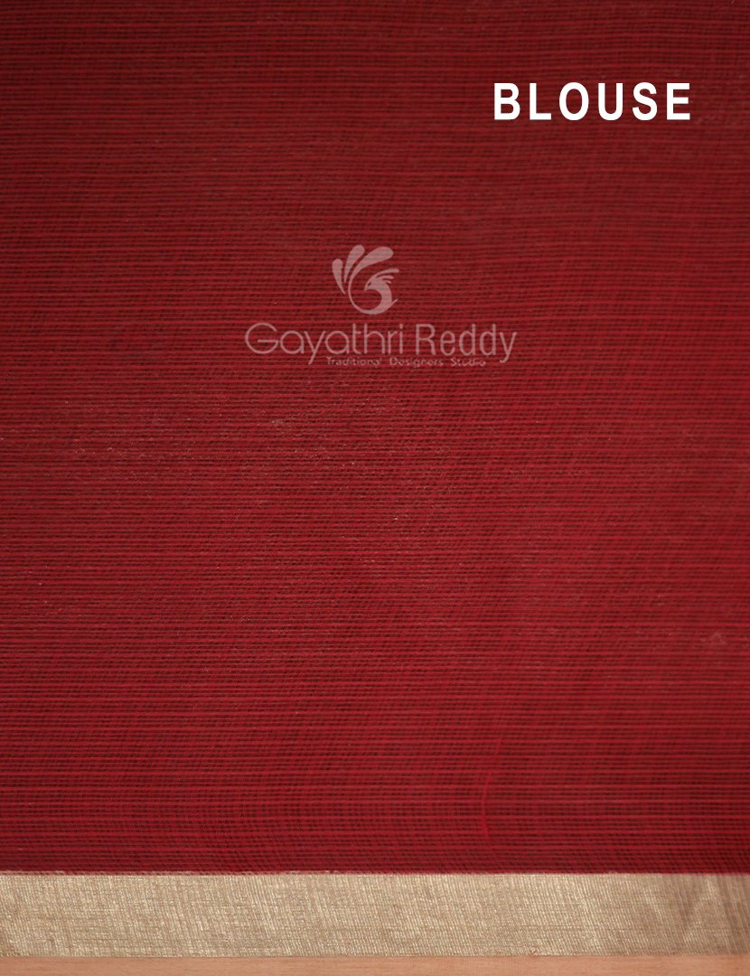 Shades of Light Chikoo Colour With Patola Design Pure Kota Cotton Saree By Gayathri Reddy Designer Studio | Swadesiicart