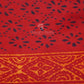 Shades of Red Chanderi Print Saree By Gayathri Reddy Designer Studio | Swadesiicart