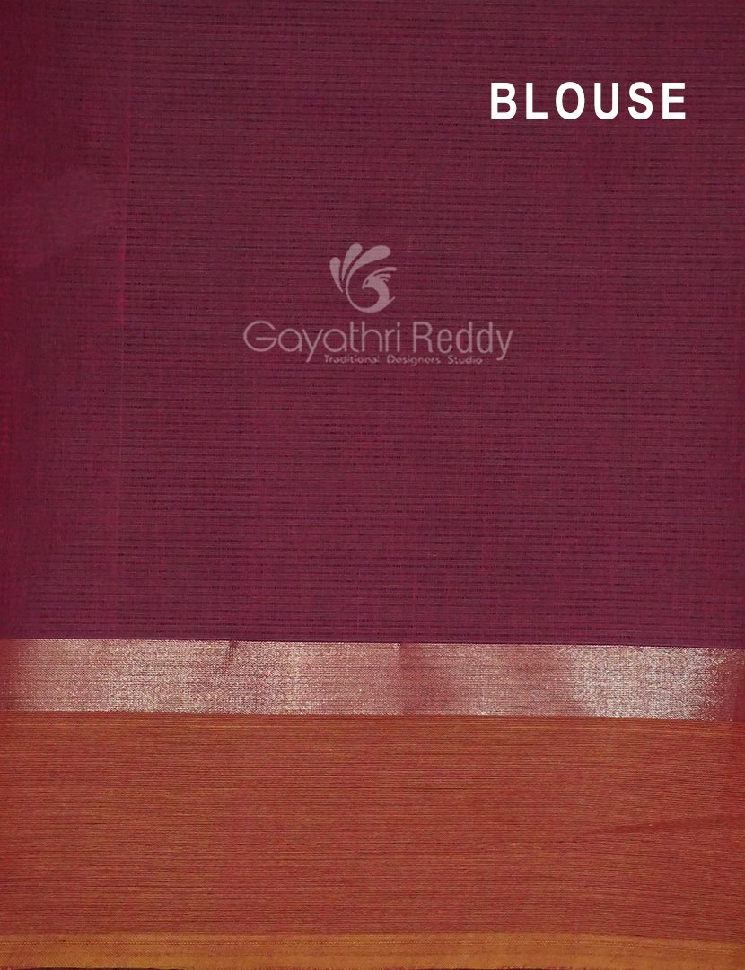 Dual Shades of Brown Pure Mangalgiri Cotton By Gayathri Reddy Designer Studio | Swadesiicart