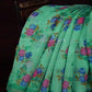 Rama Green Floral Design Semi Chanderi Saree By Gayathri Reddy Designer Studio | Swadesiicart