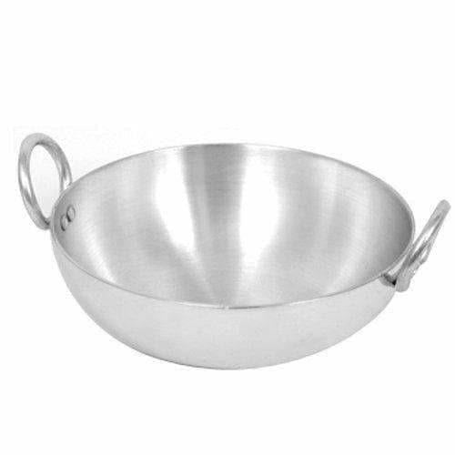 Stainless Aluminium Kadhai - 19 cm width - Swadesiicart