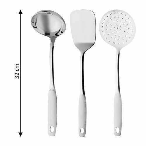 Stainless Steel Kitchen Tools (Set of 3) - Swadesiicart