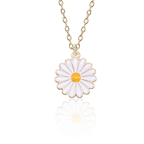 Gold-Toned Alloy Sunflower Pendant Necklace - The Pari | Swadesiicart