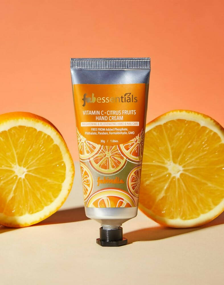 Fabessentials Vitamin C Citrus Fruits Hand Cream - Swadesiicart