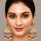 Elephant Shape Maroon Jhumki Drop Earrings for Womens by House of Ree | Swadesiicart