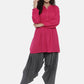 Souchii Women Grey Solid Loose-Fit Patiala - Swadesiicart