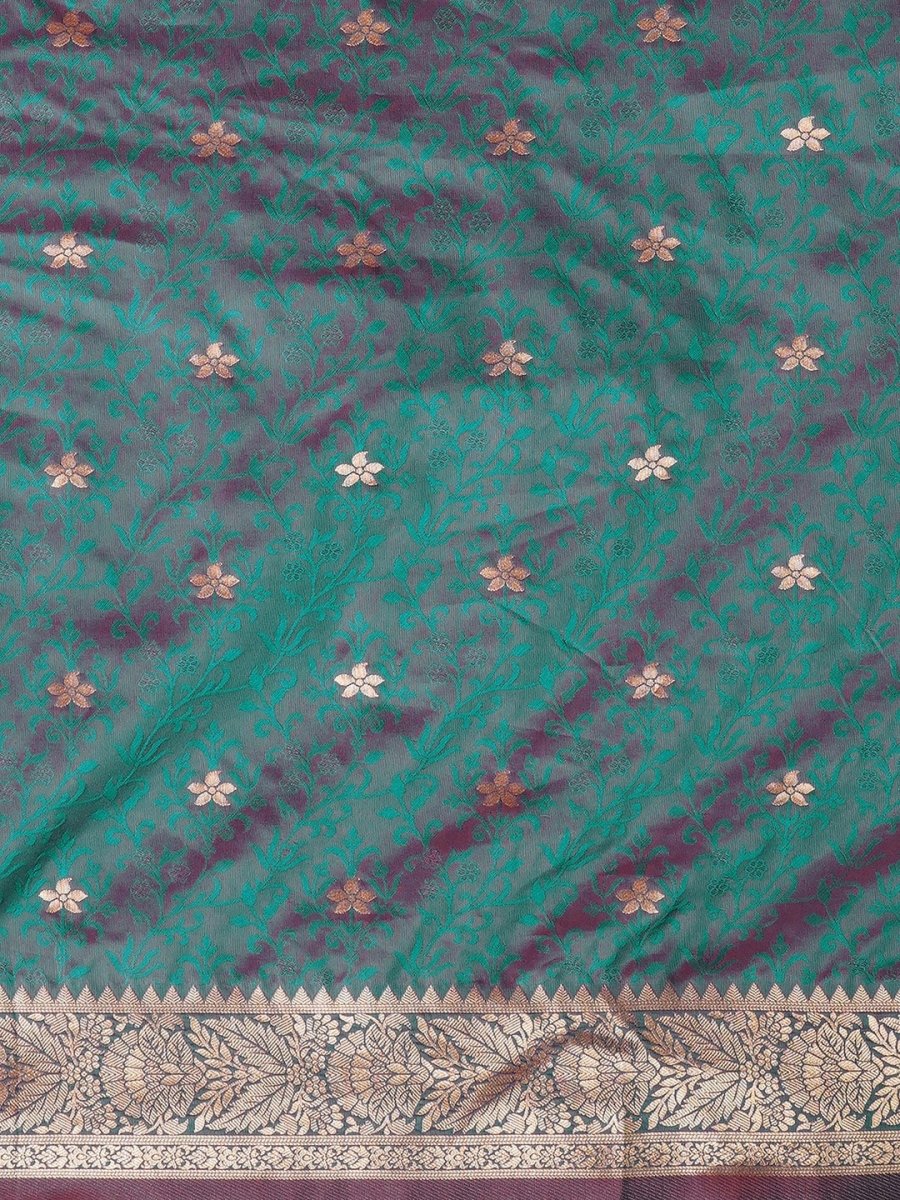 Anouk Woven Design Zari Banarasi Saree | Swadesiicart