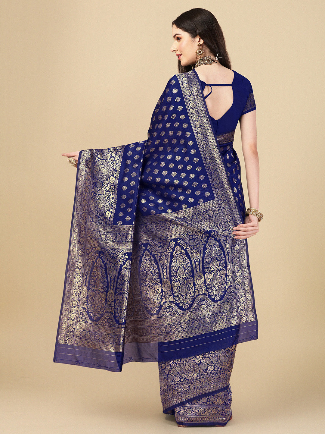 Kalini Woven Design Zari Art Silk Banarasi Saree | Swadesiicart