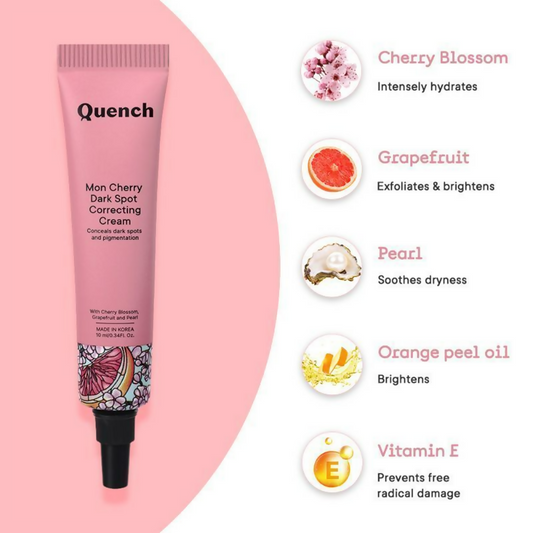 Quench Under Eye Color Corrector with Cherry Blossom (Peach) | Swadesiicart