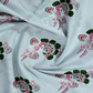 Block Print Light Pista Coloured Mulmul Cotton Saree By Gayathri Reddy Designer Studio | Swadesiicart