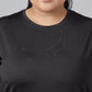 MKH Plus Size Drop-Shoulder Sleeves Dri-FIT Relaxed Fit Training T-shirt - Swadesiicart