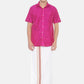 Sethukrishna Pack Of 2 White Solid Cotton Readymade Dhoti For Men | Swadesiicart