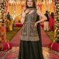 Anaita Mehendi Georgette Stitched Suit With Multi Embroidery & Sequence Work
