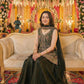 Anaita Mehendi Georgette Stitched Suit With Multi Embroidery & Sequence Work