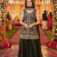 Anaita Mehendi Georgette Stitched Suit With Multi Embroidery & Sequence Work