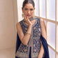 Anaita Navy Georgette Stitched Plazzo Suit with Sequence Lakhnavi Embroidery work