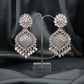 Tehzeeb Creations Gold-Polished Traditional Dangle Earrings - Swadesiicart