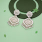 Tehzeeb Creations Gold-Polished Traditional Dangle Earrings - Swadesiicart
