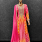 Anaita Pink Chinon Stitched Anarkali Suits With Embroidery & Sequence Work