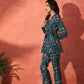 InWeave Blue Kalamkari Co Ord Set - Swadesiicart