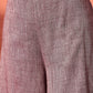InWeave Mauve Lurex Short Palazzo Kurta Set - Swadesiicart