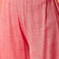 InWeave Red Lurex Short Palazzo Kurta Set - Swadesiicart