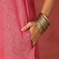 InWeave Red Lurex Short Palazzo Kurta Set - Swadesiicart