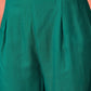 InWeave Teal Triangle Patch Kurta Set - Swadesiicart