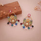 Tehzeeb Creations Multi Beads Multi Colour Earrings | Swadesiicart
