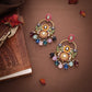 Tehzeeb Creations Multi Beads Multi Colour Earrings | Swadesiicart