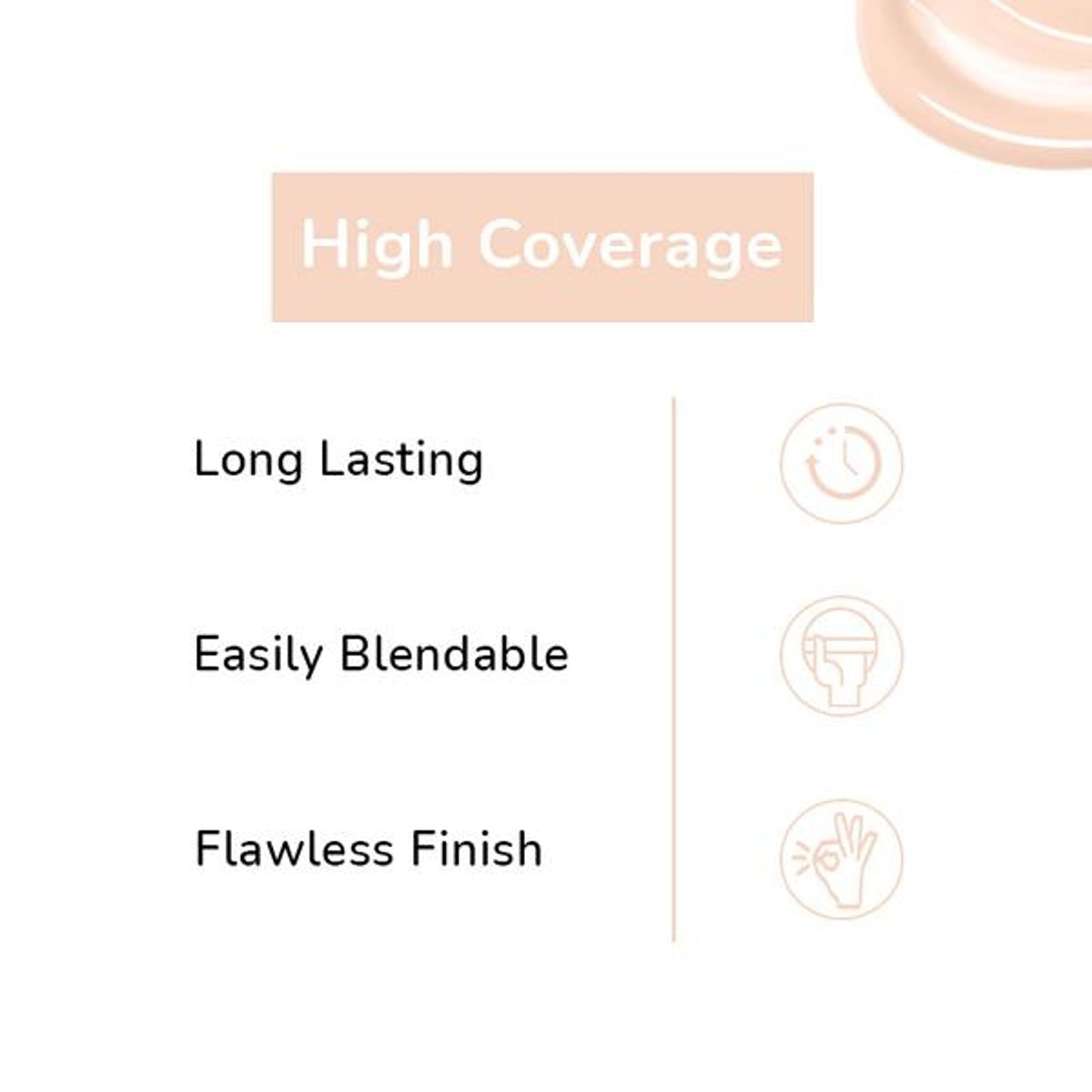 Matt Look High Coverage Waterproof Oil Free Matte SPF 25 Foundation - Fair - Swadesiicart