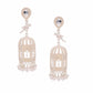 Tehzeeb Creations Gold-Polished Parrot Design Earrings | Swadesiicart