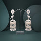 Tehzeeb Creations Gold-Polished Parrot Design Earrings | Swadesiicart