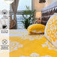 URBAN SPACE Divine White Ethnic Motifs 144 TC Cotton Queen Bedsheet & 2 Pillow Covers - Swadesiicart