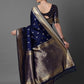 Mitera Ethnic Motifs Woven Design Zari Banarasi Saree | Swadesiicart