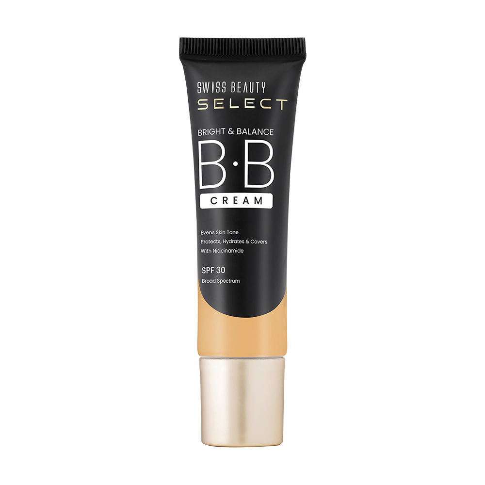 Swiss Beauty Select Bright & Balance BB Cream With Niacinamide - 6 My Cinnamon | Swadesiicart