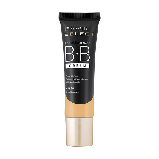 Swiss Beauty Select Bright & Balance BB Cream With Niacinamide - 6 My Cinnamon | Swadesiicart