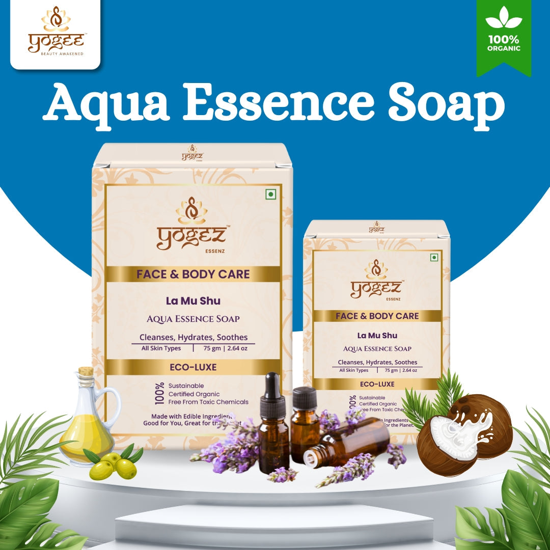 Yogez La Mu Shu Aqua Essence Soap - Swadesiicart