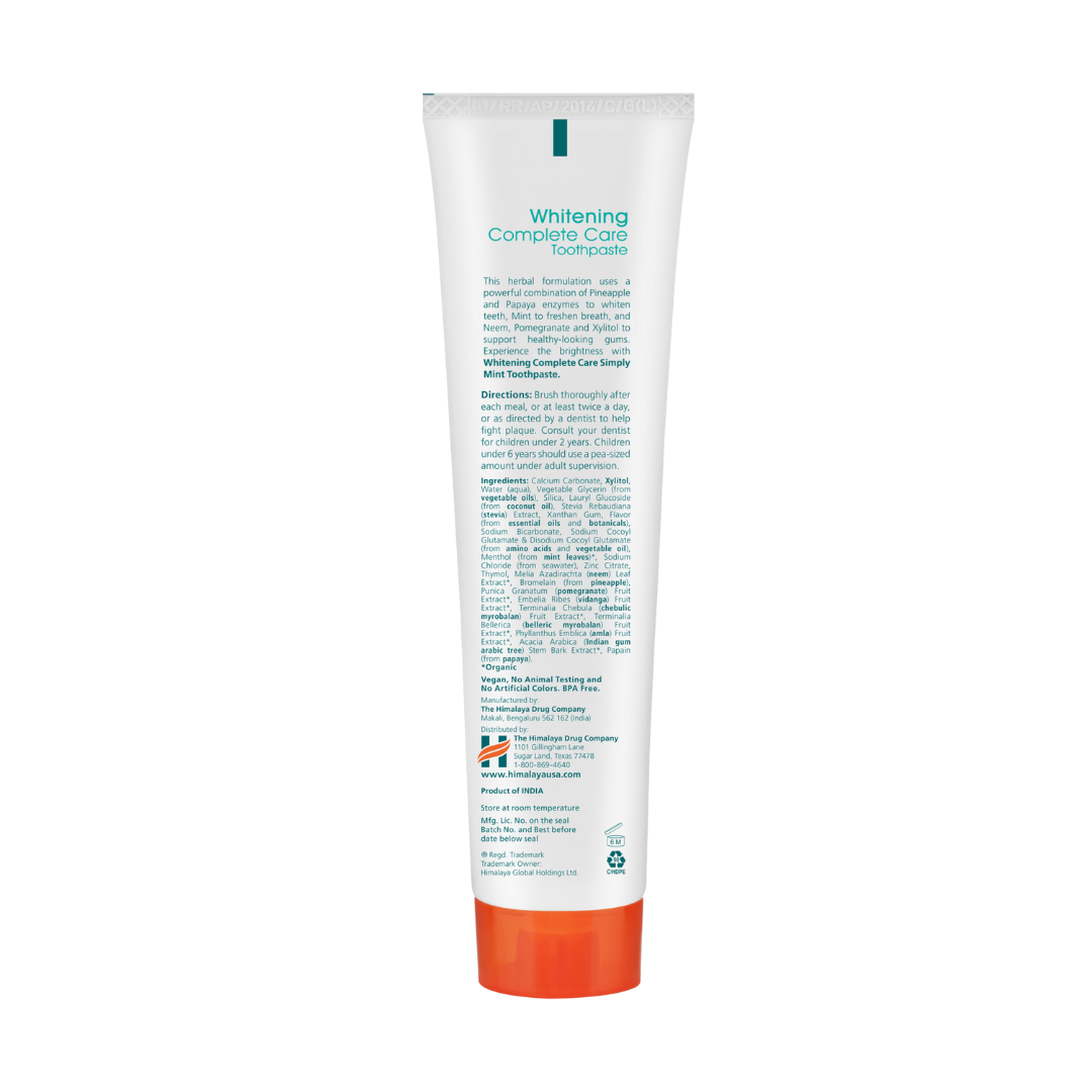 Whitening Complete Care Mint Toothpaste