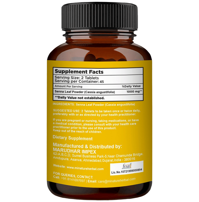 Minature Senna Tablets | Swadesiicart