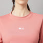 MKH Round Neck Short Sleeves Dri-FIT Yoga Sports Crop T-shirt - Swadesiicart