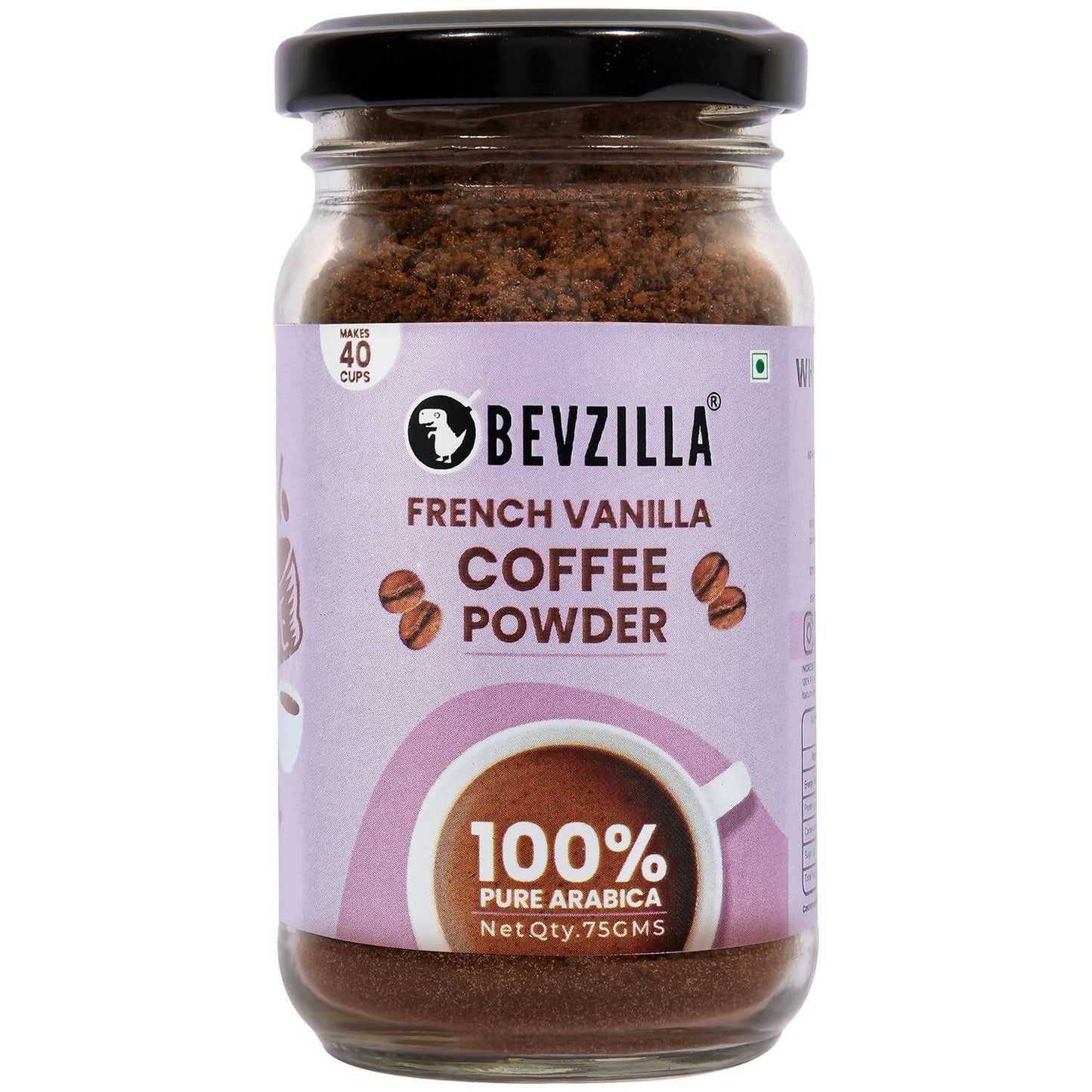 Bevzilla Instant Coffee Powder (French Vanilla Flavour) | Swadesiicart