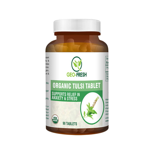 Geo-Fresh Organic Tulsi Tablets | Swadesiicart