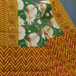 Block Print Mango Green Coloured Mulmul Cotton Saree By Gayathri Reddy Designer Studio | Swadesiicart